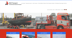 Desktop Screenshot of boltboattransport.com